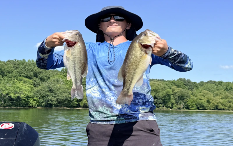 Bass Techniques for Heat Wave on Kentucky Lake